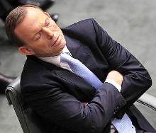 Abbott in Parliament