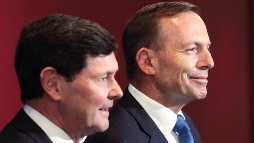 Kevin Andrews and Tony Abbott, two spineless lying clowns