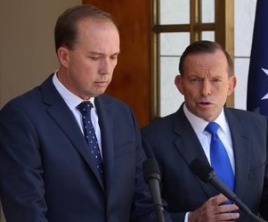 Peter Dutton and Tony Abbott, lying cowards