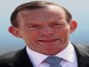 Abbott's retarded tongue affectation clearly visible