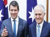 Mike Baird with current useless PM Malcolm Turnbull 