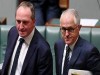 Joyce (left) with PM 'hopeless' Turnbull