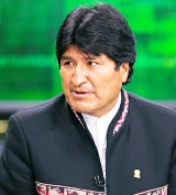 Bolivian President Evo Morales