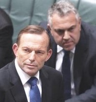 Tony Abbott and his Treasurer Joe Hockey