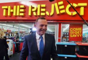 Lying dunce Tony Abbott situates himself