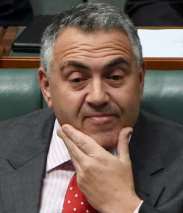 Treasurer Joe Hockey, couldn't give a shit