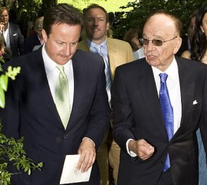 David Cameron deferring to Murdoch