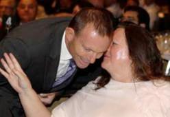 PM Tony Abbott fawning over Rinehart