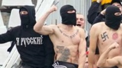 Neo-Nazi agitators in the Ukraine