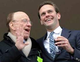 Rupert Murdoch and Son, James