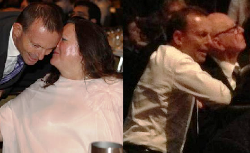 Tony Abbott and 'friends' at gala dinner