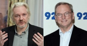 Assange and Schmidt