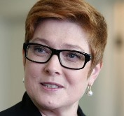 Lackey, un-Australian Defence Minister, Marise Payne