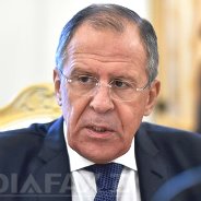 Russian FM, Sergei Lavrov -- empty words thanks to disgraceful coward Putin